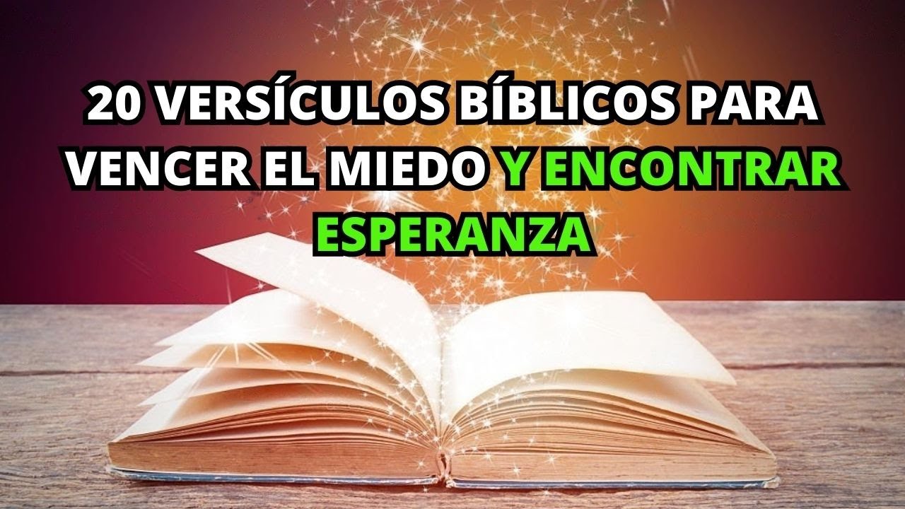 versiculos dela biblia para calmar el miedo